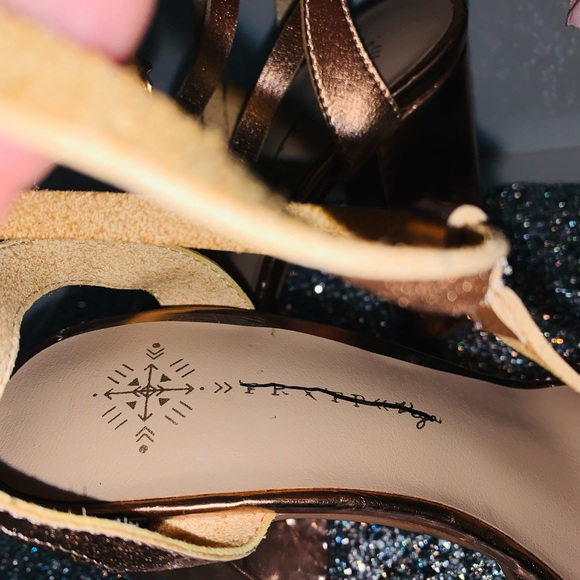 Free people copper platform shoe size 7 new 🌟🌟🌟 - Picture 12 of 12